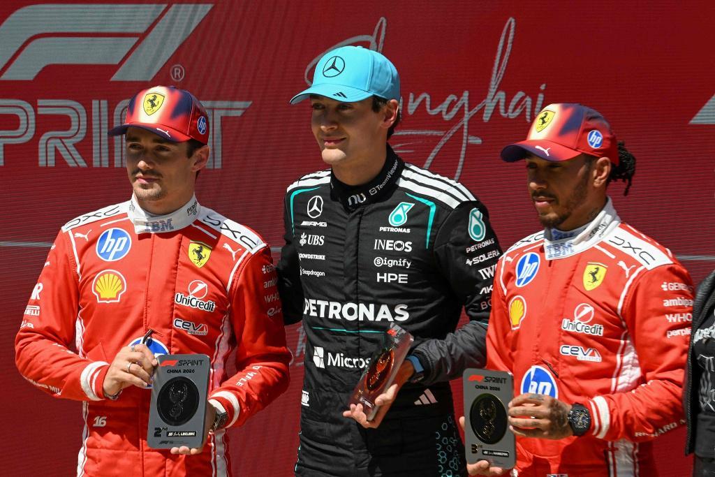 乐鱼体育官方网站-F1上海站冲刺赛:拉塞尔夺冠,法拉利车队位居二三